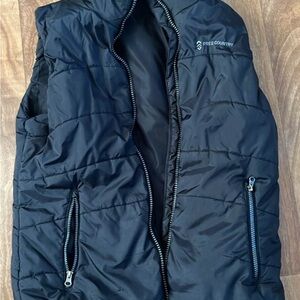 Free Country Midnight Black Quilted Vest